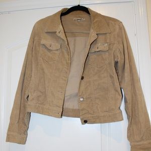 BEIGE CORDUROY JACKET